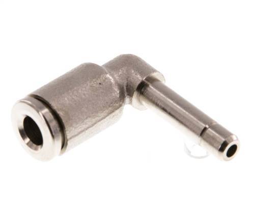 4mm x 4mm 90 graden L-verbinding Messing Insteekfitting Plug NBR [2 Stuks]