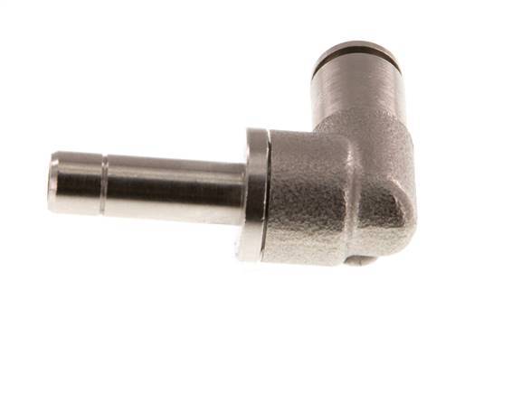 4mm x 6mm 90 graden L-verbinding Messing Insteekfitting Plug NBR [2 Stuks]