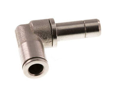 6mm x 8mm 90 graden L-verbinding Messing Insteekfitting Plug NBR