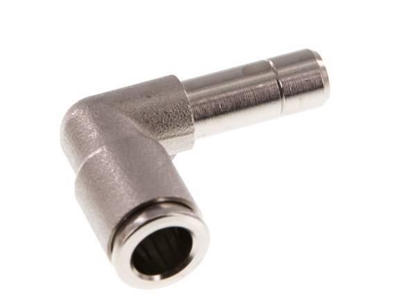8mm x 8mm 90 graden L-verbinding Messing Insteekfitting Plug NBR [2 Stuks]