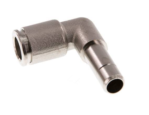 8mm x 8mm 90 graden L-verbinding Messing Insteekfitting Plug NBR [2 Stuks]