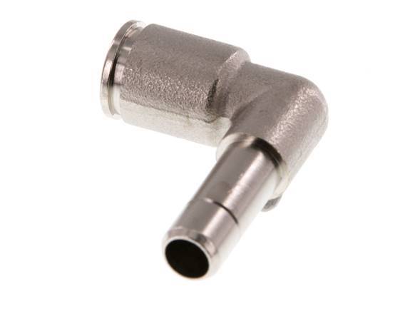 8mm x 8mm 90 graden L-verbinding Messing Insteekfitting Plug NBR [2 Stuks]