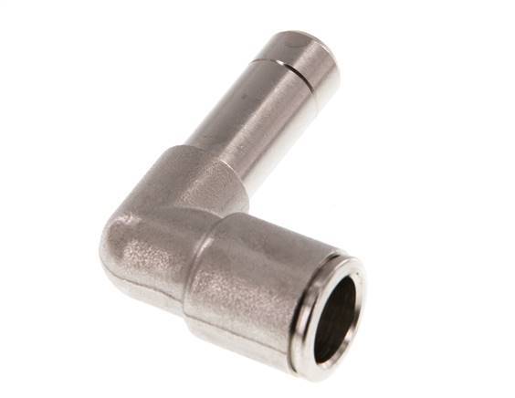 10mm x 10mm 90 graden L-verbinding Messing Insteekfitting Plug NBR