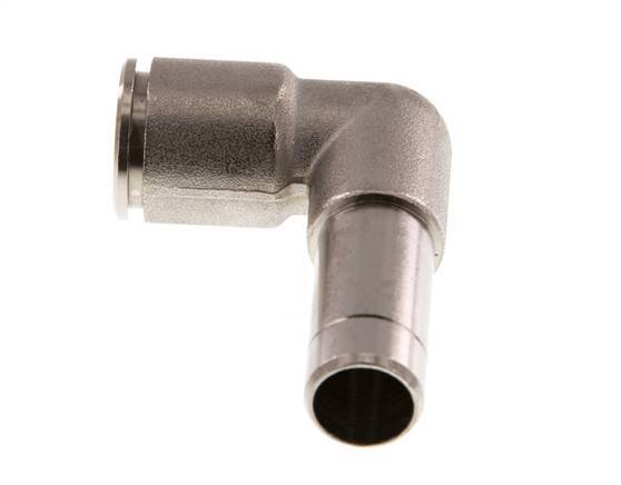 12mm x 12mm 90 graden L-verbinding Messing Insteekfitting Plug NBR