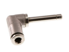 4mm x 4mm 90 graden L-verbinding Messing Insteekfitting Plug Lange Huls NBR