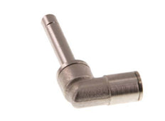 6mm x 6mm 90 graden L-verbinding Messing Insteekfitting Plug Lange Huls NBR