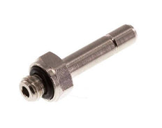 4mm x M 5 insteekfitting Messing Buitendraad NBR [10 Stuks]