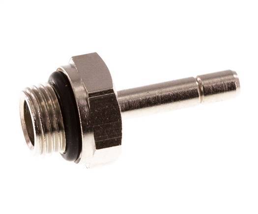 4mm x G1/8'' Plug-in Fitting with Male Threads Brass NBR [5 Pieces]