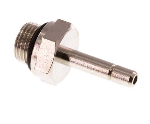 4mm x G1/8'' insteekfitting Messing buitendraad NBR [5 Stuks]