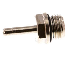 4mm x G1/4'' insteekfitting Messing buitendraad NBR [5 Stuks]