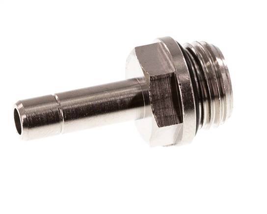 6mm x G1/4'' insteekfitting Messing buitendraad NBR [5 Stuks]