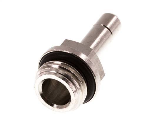 6mm x G1/4'' insteekfitting Messing buitendraad NBR [5 Stuks]