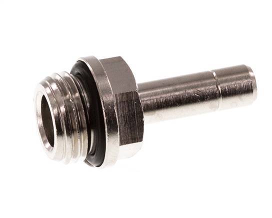 6mm x G1/4'' insteekfitting Messing buitendraad NBR [5 Stuks]