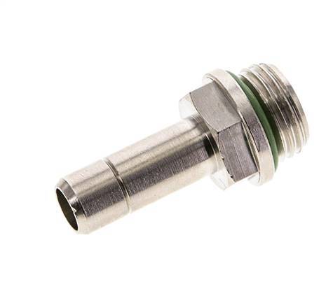 8mm x G1/4'' insteekfitting Messing buitendraad FKM [5 Stuks]