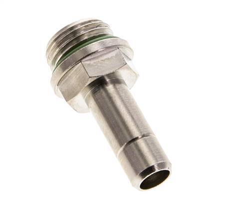 8mm x G1/4'' insteekfitting Messing buitendraad FKM [5 Stuks]