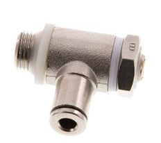 L-stuk Regelventiel 4 mm - G1/8'' Regeling-Uit Messing Sleufschroef Banjo