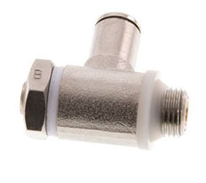 L-stuk Regelventiel 4 mm - G1/8'' Regeling-Uit Messing Sleufschroef Banjo