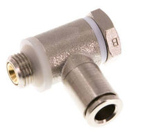 L-stuk Regelventiel 6 mm - G1/8'' Regeling-Uit Messing Sleufschroef Banjo