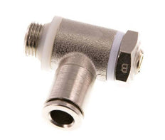 L-stuk Regelventiel 6 mm - G1/8'' Regeling-Uit Messing Sleufschroef Banjo