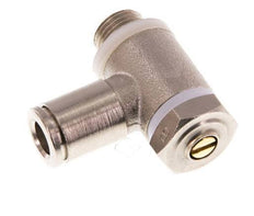 L-stuk Regelventiel 6 mm - G1/8'' Regeling-Uit Messing Sleufschroef Banjo