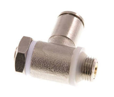 L-stuk Regelventiel 6 mm - G1/8'' Regeling-Uit Messing Sleufschroef Banjo