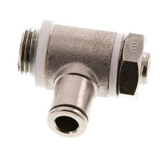 L-stuk Regelventiel 6 mm - G1/4'' Regeling-Uit Messing Sleufschroef Banjo