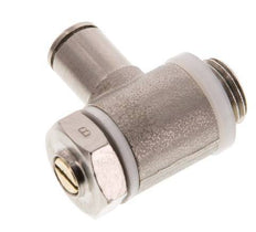 L-stuk Regelventiel 6 mm - G1/4'' Regeling-Uit Messing Sleufschroef Banjo