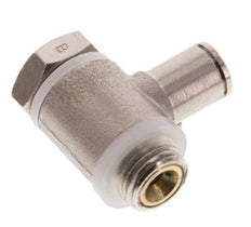 L-stuk Regelventiel 6 mm - G1/4'' Regeling-Uit Messing Sleufschroef Banjo