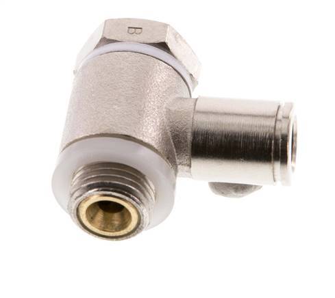 L-stuk Regelventiel 8 mm - G1/4'' Regeling-Uit Messing Sleufschroef Banjo