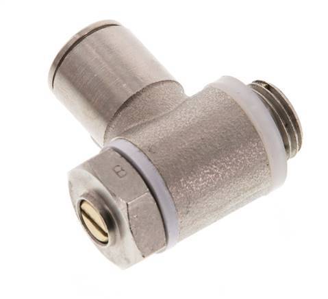 L-stuk Regelventiel 10 mm - G1/4'' Regeling-Uit Messing Sleufschroef Banjo