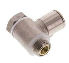 L-stuk Regelventiel 10 mm - G1/4'' Regeling-Uit Messing Sleufschroef Banjo