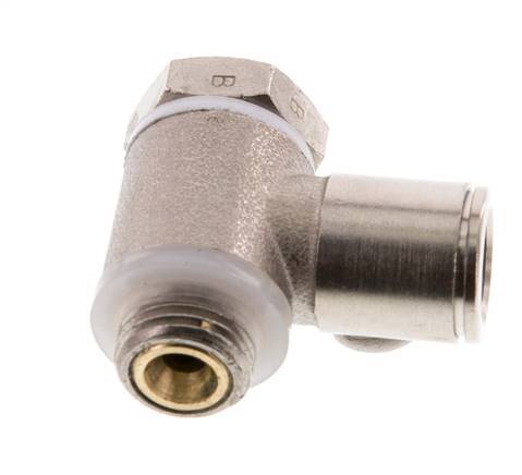 L-stuk Regelventiel 10 mm - G1/4'' Regeling-Uit Messing Sleufschroef Banjo