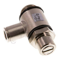 L-stuk Regelventiel 8 mm - G3/8'' Regeling-Uit Messing Sleufschroef Banjo