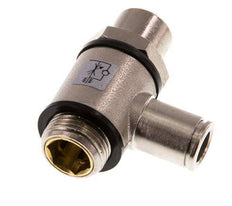 L-stuk Regelventiel 8 mm - G3/8'' Regeling-Uit Messing Sleufschroef Banjo