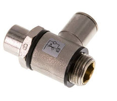 L-stuk Regelventiel 10 mm - G3/8'' Regeling-Uit Messing Sleufschroef Banjo