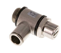 L-stuk Regelventiel 10 mm - G3/8'' Regeling-Uit Messing Sleufschroef Banjo