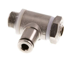 L-stuk Regelventiel 4 mm - G1/8'' Regeling-in Messing Sleufschroef Banjo