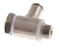 L-stuk Regelventiel 4 mm - G1/8'' Regeling-in Messing Sleufschroef Banjo