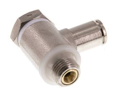 L-stuk Regelventiel 4 mm - G1/8'' Regeling-in Messing Sleufschroef Banjo