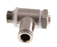 L-stuk Regelventiel 6 mm - G1/8'' Regeling-in Messing Sleufschroef Banjo