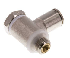 L-stuk Regelventiel 6 mm - G1/8'' Regeling-in Messing Sleufschroef Banjo