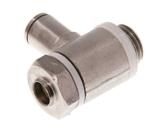 L-stuk Regelventiel 6 mm - G1/4'' Regeling-in Messing Sleufschroef Banjo
