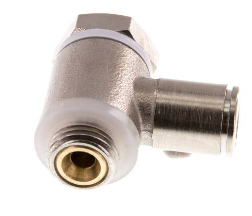 L-stuk Regelventiel 8 mm - G1/4'' Regeling-in Messing Sleufschroef Banjo