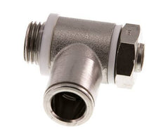 L-stuk Regelventiel 10 mm - G1/4'' Regeling-in Messing Sleufschroef Banjo
