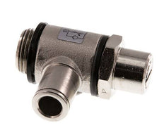 L-stuk Regelventiel 8 mm - G3/8'' Regeling-in Messing Sleufschroef Banjo
