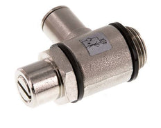 L-stuk Regelventiel 8 mm - G3/8'' Regeling-in Messing Sleufschroef Banjo