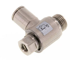L-stuk Regelventiel 8 mm - G1/4'' Regeling-Uit Messing Sleufschroef