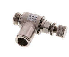 L-stuk Regelventiel 10 mm - G1/4'' Regeling-Uit Messing Kartelschroef