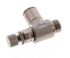 L-stuk Regelventiel 10 mm - G1/4'' Regeling-Uit Messing Kartelschroef