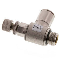 L-stuk Regelventiel 10 mm - G1/4'' Regeling-Uit Messing Kartelschroef